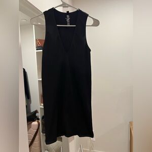 Free People Scoop Neck  Black Sleeveless BodyCon Dress